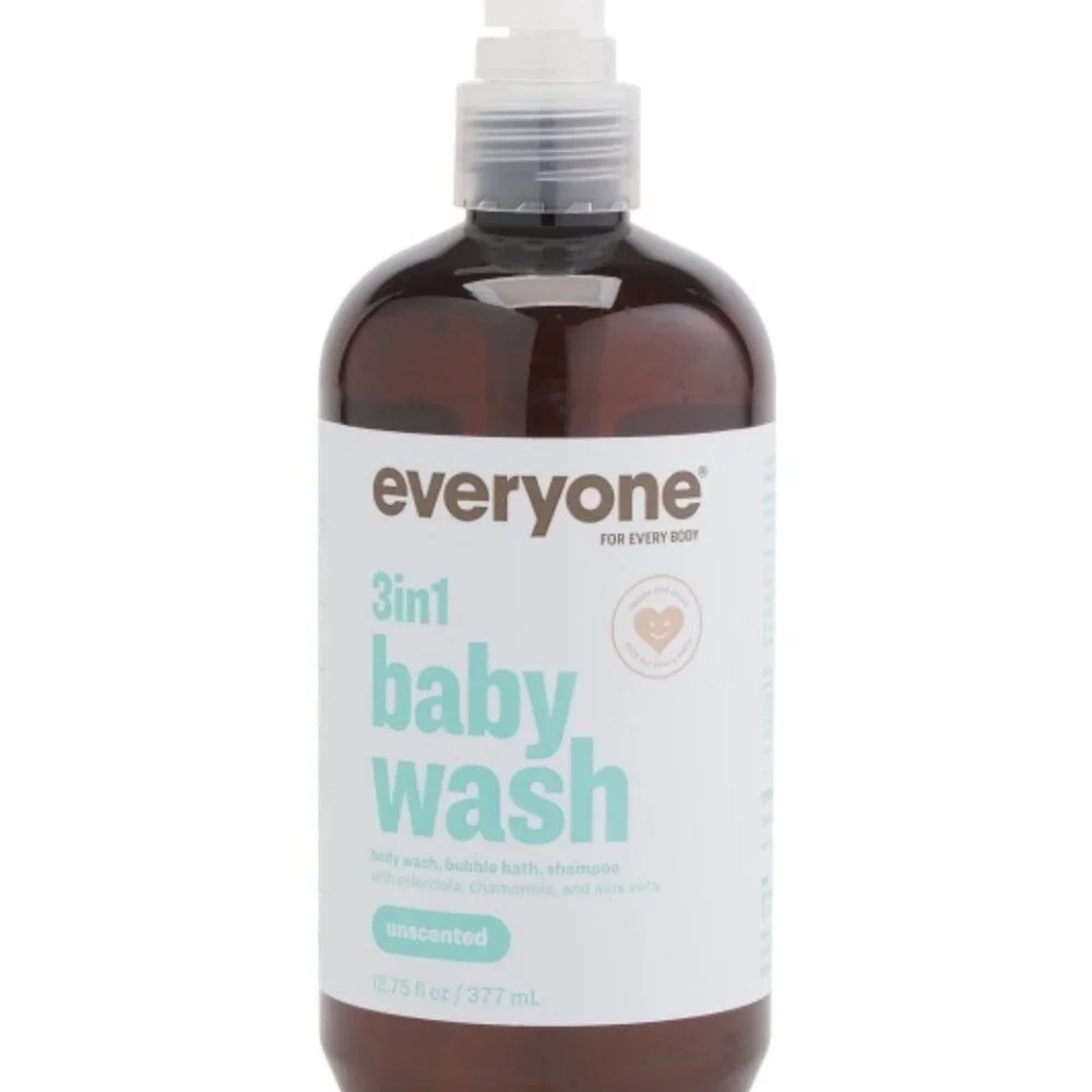 Everyone 3 in 1 BABY WASH unscented 12.75 fl oz